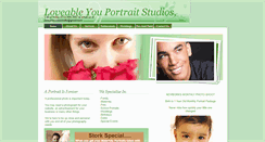 Desktop Screenshot of loveableyouportraits.com